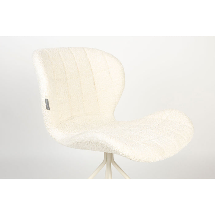 Zuiver OMG Eetkamerstoelen  Soft Off White - Set van 2