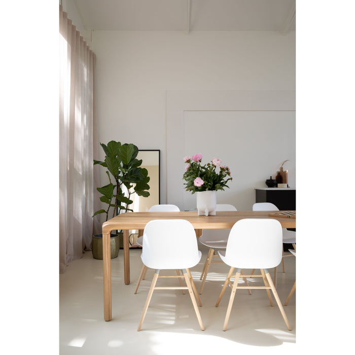 Zuiver Albert Kuip Eetkamerstoelen  Wit - Set van 2