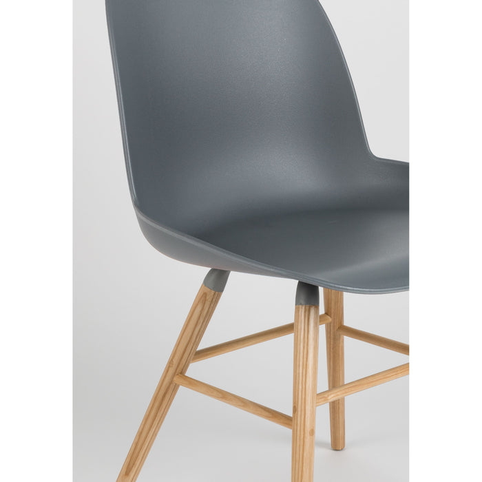 Zuiver Albert Kuip Eetkamerstoelen  Donkergrijs - Set van 2