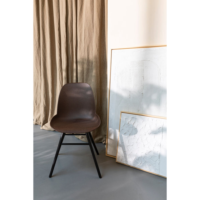 Zuiver Albert Kuip Coffee Eetkamerstoelen  - Set van 2 - Bruin