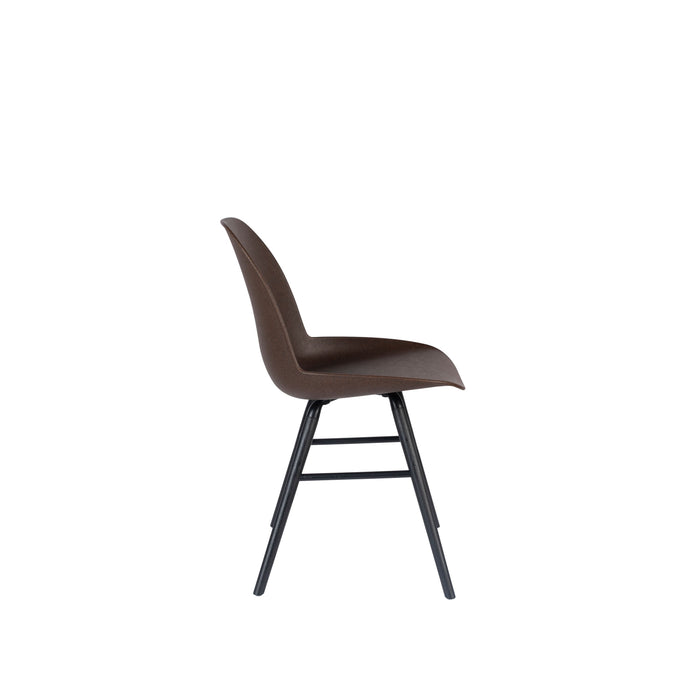 Zuiver Albert Kuip Coffee Eetkamerstoelen  - Set van 2 - Bruin