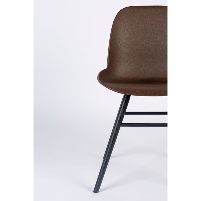 Zuiver Albert Kuip Coffee Eetkamerstoelen  - Set van 2 - Bruin