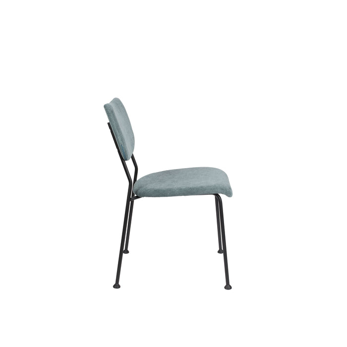 Zuiver Benson Eetkamerstoelen  Grijs|Blauw - Set van 2