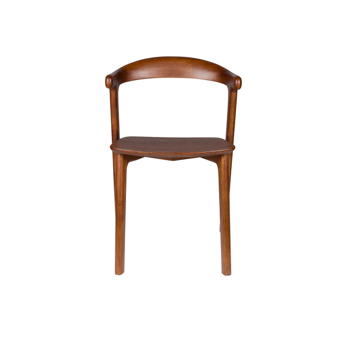 Zuiver Northwood Eetkamerstoel Hout Walnoot kleur - Set van 2 - Bruin