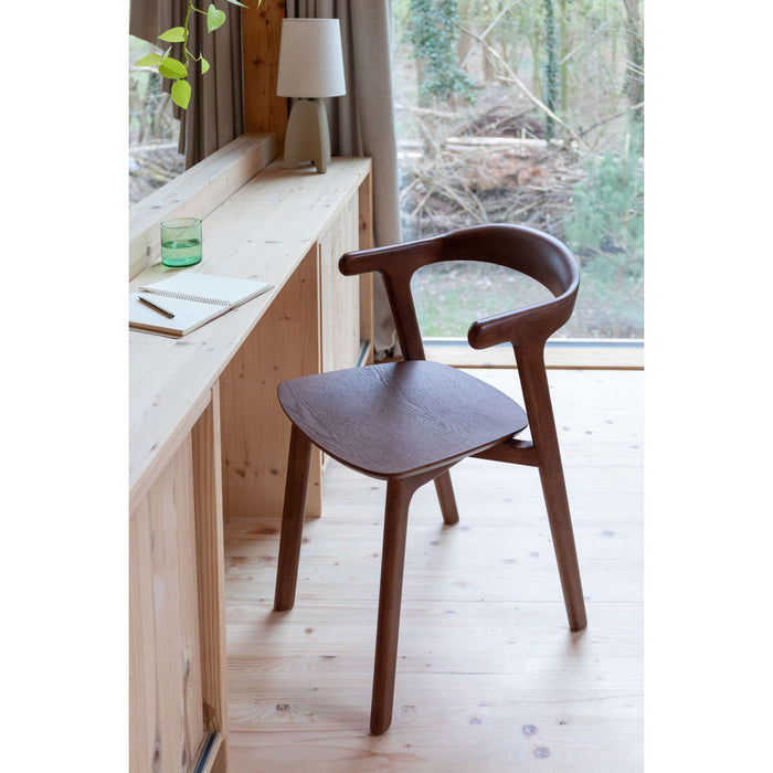 Zuiver Northwood Eetkamerstoel Hout Walnoot kleur - Set van 2 - Bruin