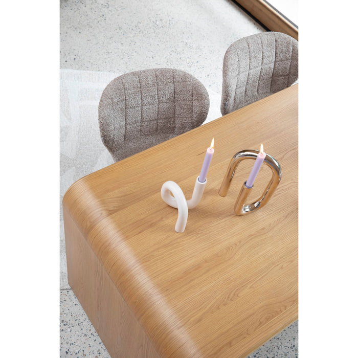 Zuiver OMG Eetkamerstoelen  Soft Beige - Set van 2