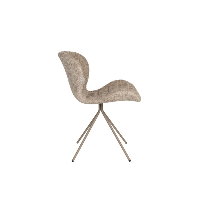 Zuiver OMG Eetkamerstoelen  Soft Beige - Set van 2