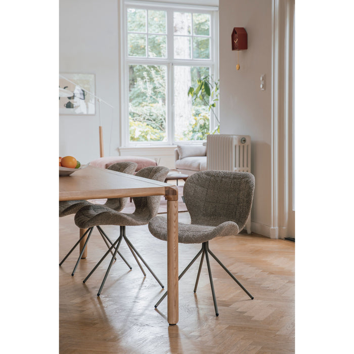 Zuiver OMG Eetkamerstoelen  Soft Beige - Set van 2