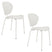 Zuiver The Ocean Chair Eetkamerstoelen  Coconut Milk - Set van 2 - Wit