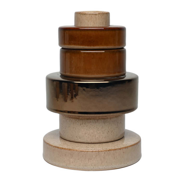 by fonQ Loops Vaas - Beige / Bruin