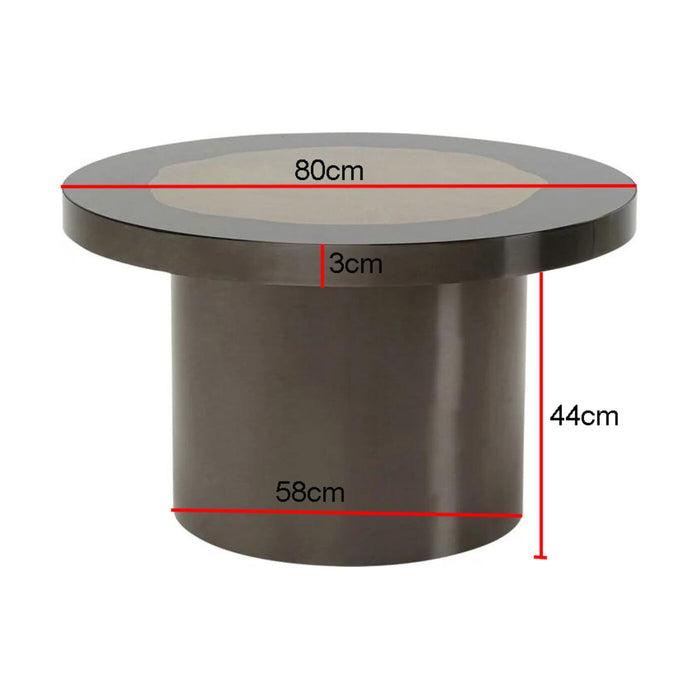 Kare Design Medallion Bijzettafel - Ø80cm