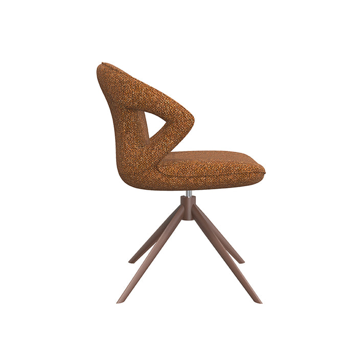 LABEL51 - Eetkamerstoel Zurich - Coral Royal Boucle - Coral Metal