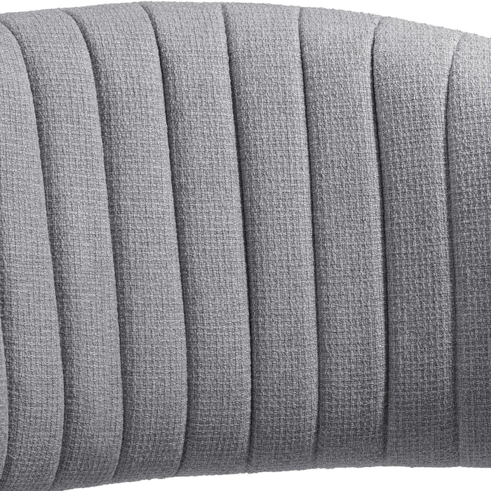 tectake® Eetkamerstoel Bedano, gestoffeerd, geweven stof, 150 kg