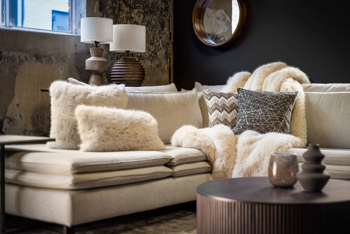 Plaid 140x180 cm | Juliette Parchment | Hoii