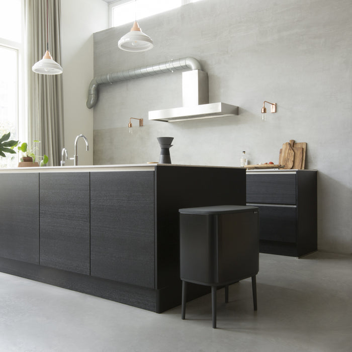 Brabantia Bo Touch Bin Afvalemmer 3 x 11 L  - Zwart