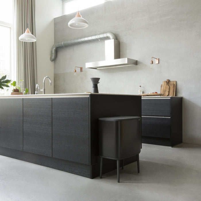 Brabantia Bo Touch Bin Afvalemmer 3 x 11 L  - Zwart