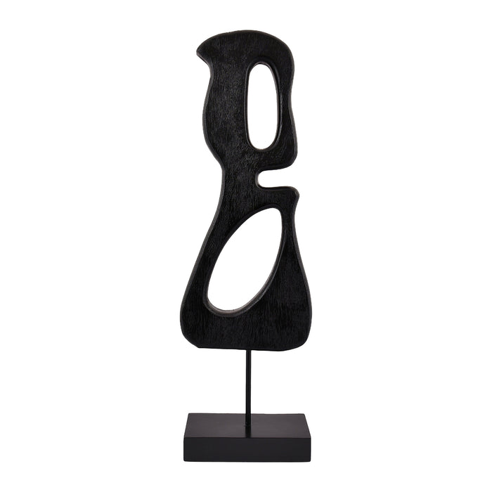 by fonQ Structure Ornament H 60 cm - Zwart