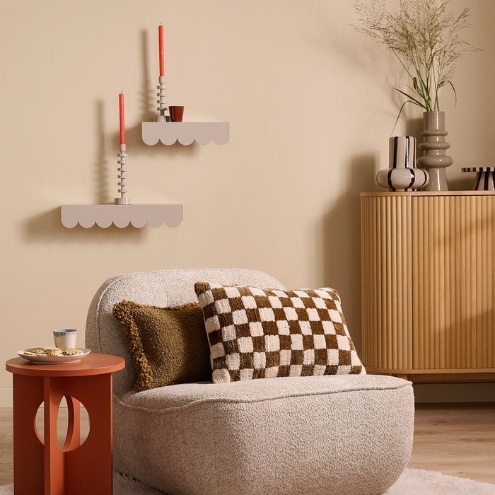 by fonQ Dottie Wandplank - Set van 2 - Rainy Day