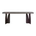 by fonQ Oakline Curve Eettafel B 220 cm - Mystic Brown