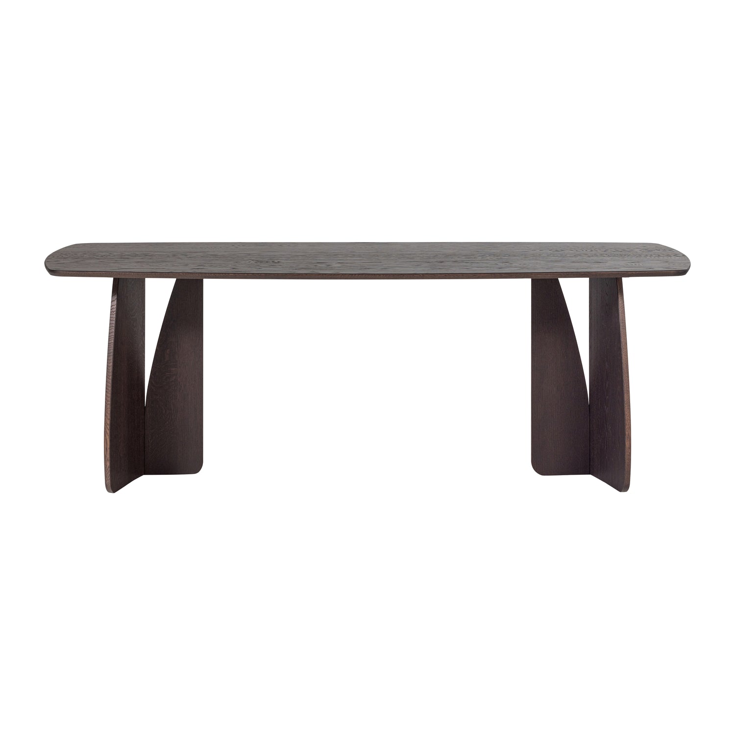 by fonQ Oakline Curve Eettafel B 220 cm - Mystic Brown