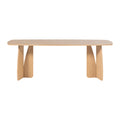 by fonQ Oakline Curve Eettafel B 220 cm - Natural