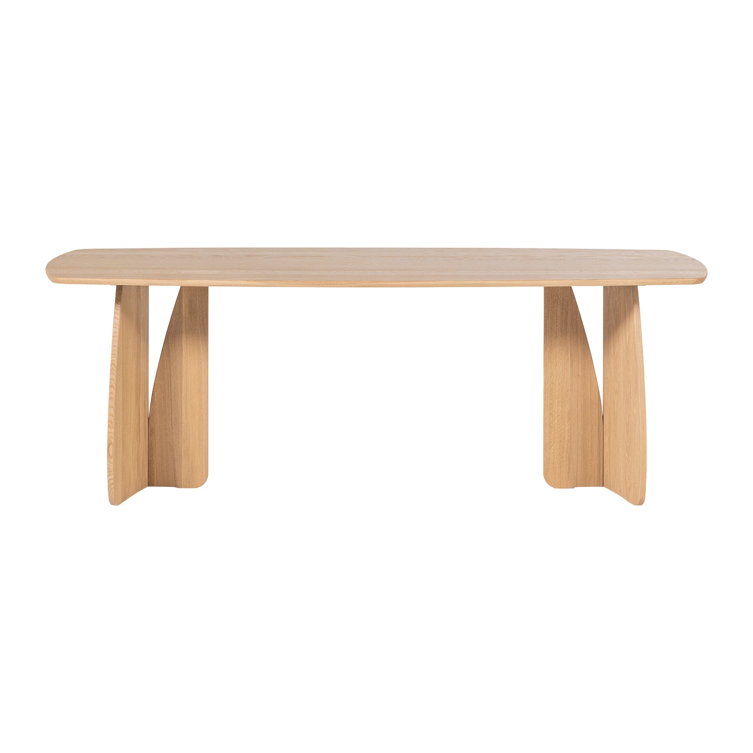 by fonQ Oakline Curve Eettafel B 220 cm - Natural