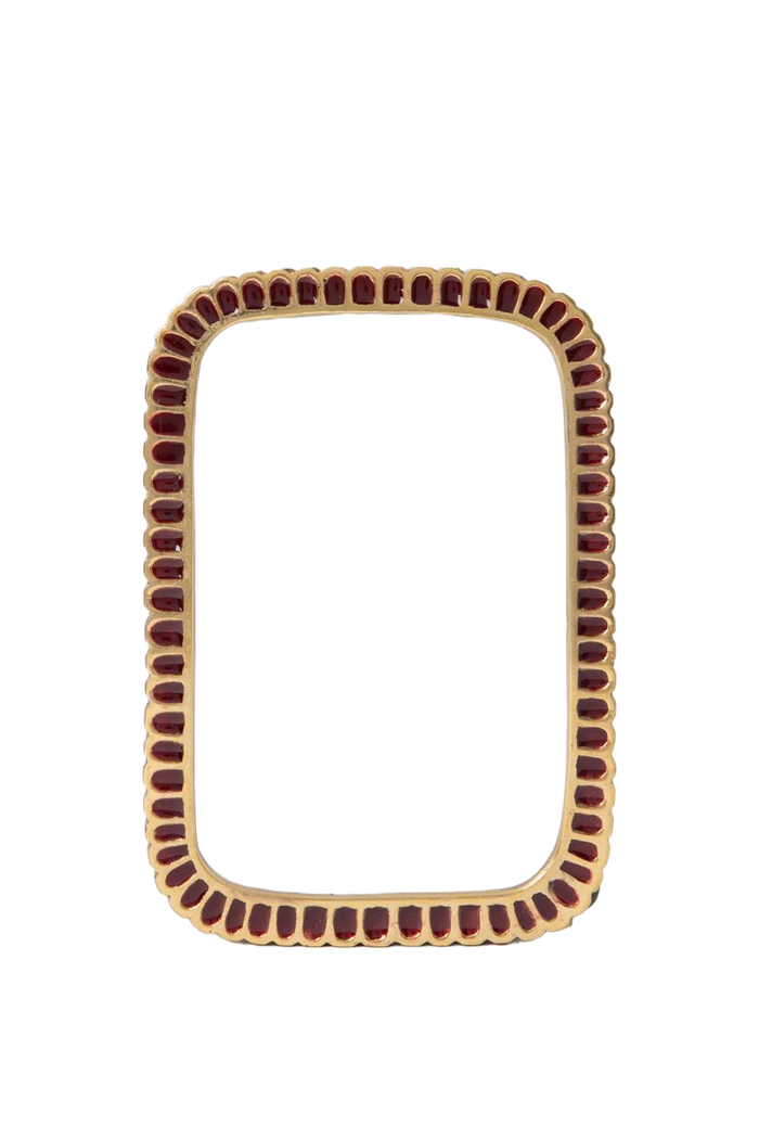 Sissy-Boy Bordeauxrode scalloped enamel fotolijst