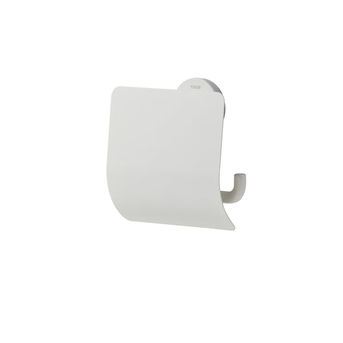 Tiger Urban Toiletrolhouder met Klep - Wit