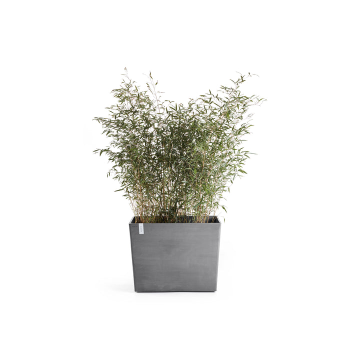Ecopots Paris Bloempot Met Wielen B 85 x D 40 cm - Grijs