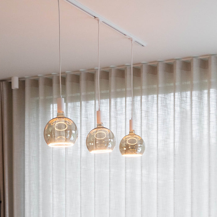 Atmooz Freely Hanglamp - Ø4 x H140 cm - Wit - E27 Fitting