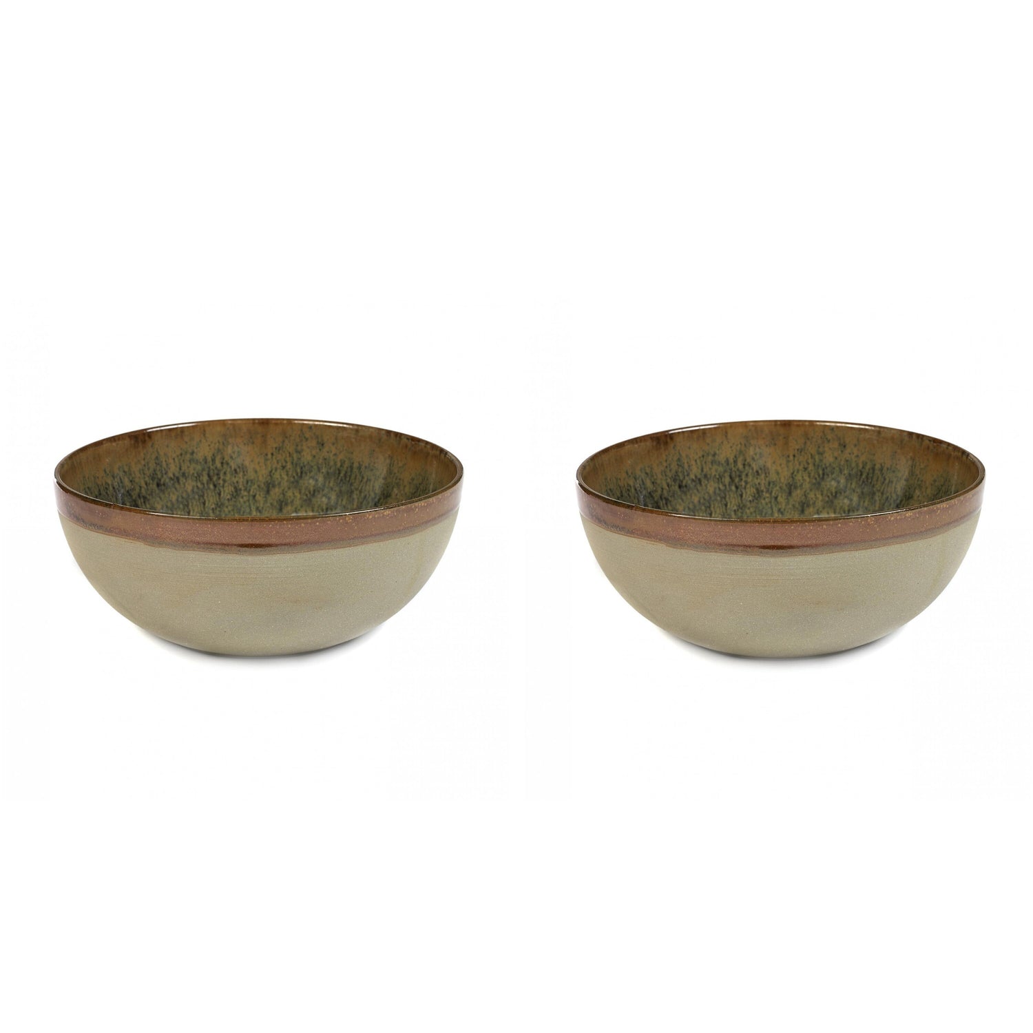 Serax Surface Kom 2 st. - Ø 19 cm  - Indy Grey