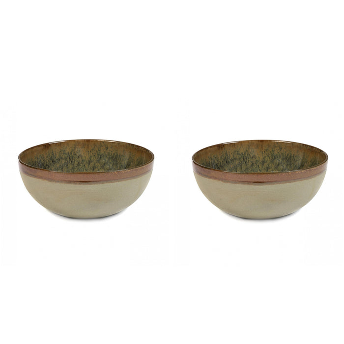 Serax Surface Kom 2 st. - Ø 19 cm  - Indy Grey