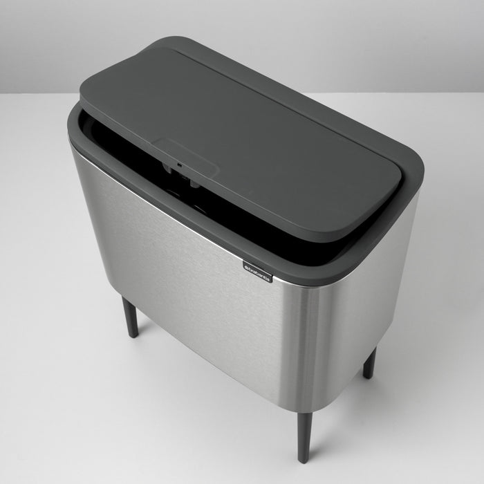 Brabantia Bo Touch Bin Afvalemmer 33 Liter (3x11 Liter) Vingerafdrukvrij