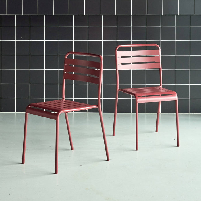 sweeek - Tuinstoelen metaal (set van 2)