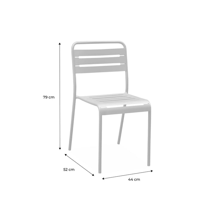 sweeek - Tuinstoelen metaal (set van 2)