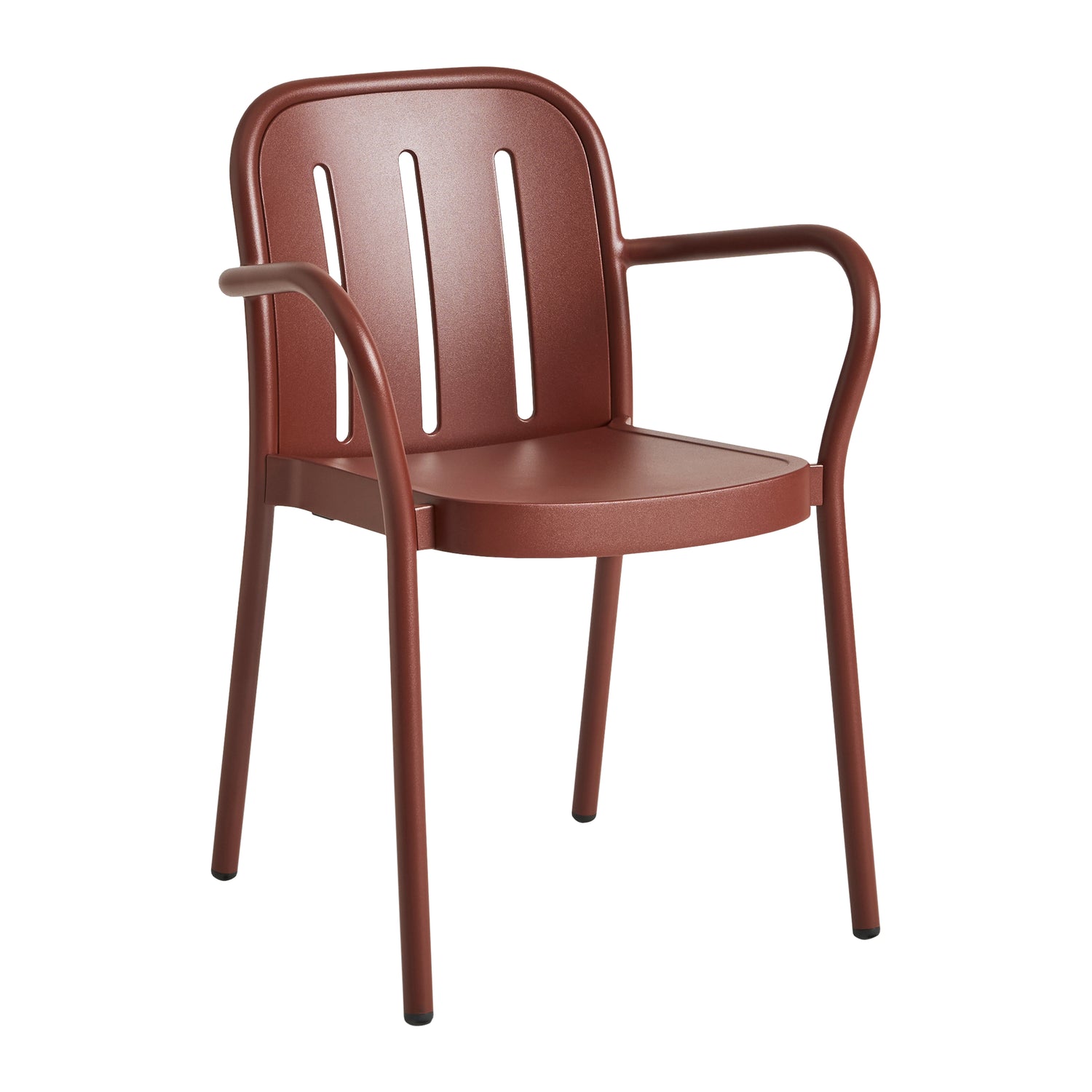 HAY Deville Tuinstoel met Armleuning - Iron Red