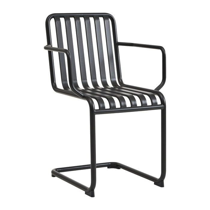 HAY Palissade Cantilever Stoel met Armleuning - Antraciet