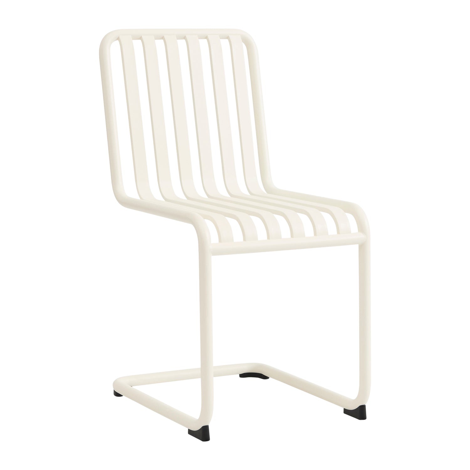 HAY Palissade Cantilever Stoel - Crème Wit