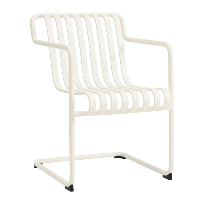 HAY Palissade Cantilever Tuinstoel - Crème Wit