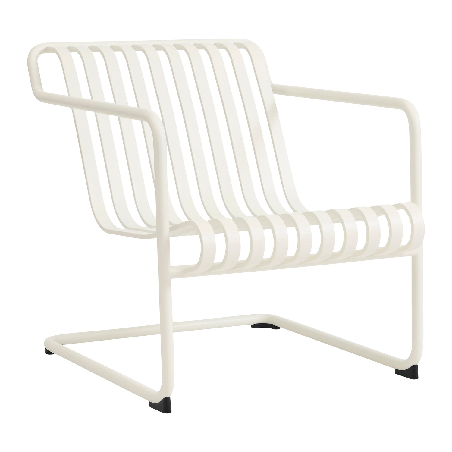 HAY Palissade Cantilever Lounge Chair Low - Crème Wit