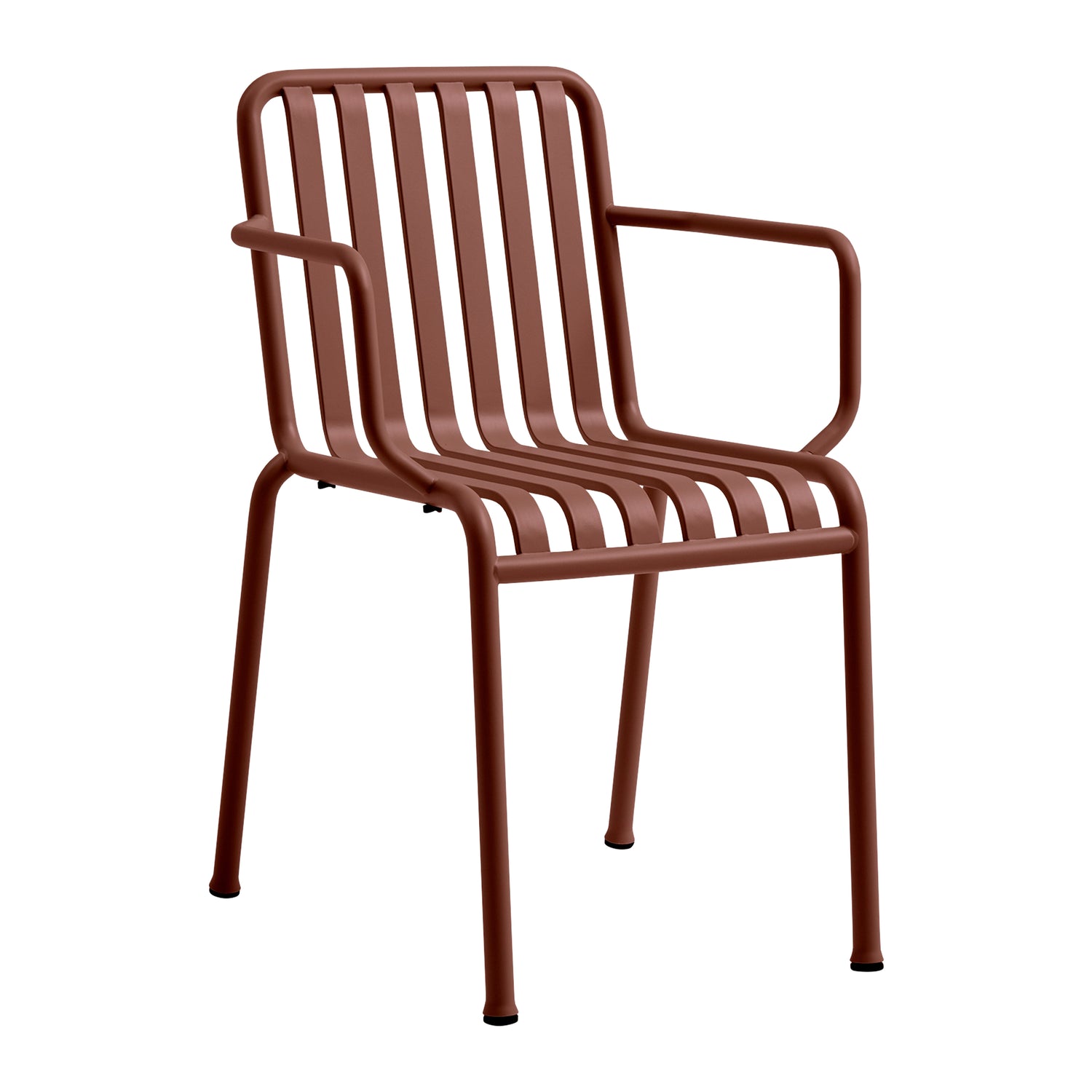 HAY Palissade Stoel met Armleuning - Iron Red