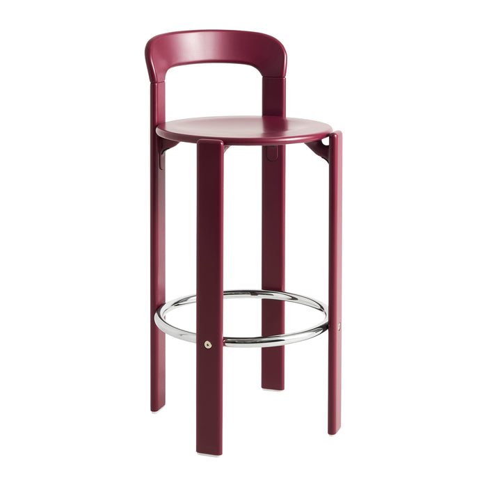 HAY Rey Barkruk High H 75 cm - Grape Red