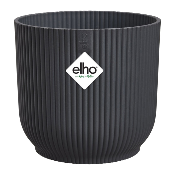 Elho Vibes Fold Rond - Zwart - Ø 47 x H 44 cm - Binnen - 100% gerecycled