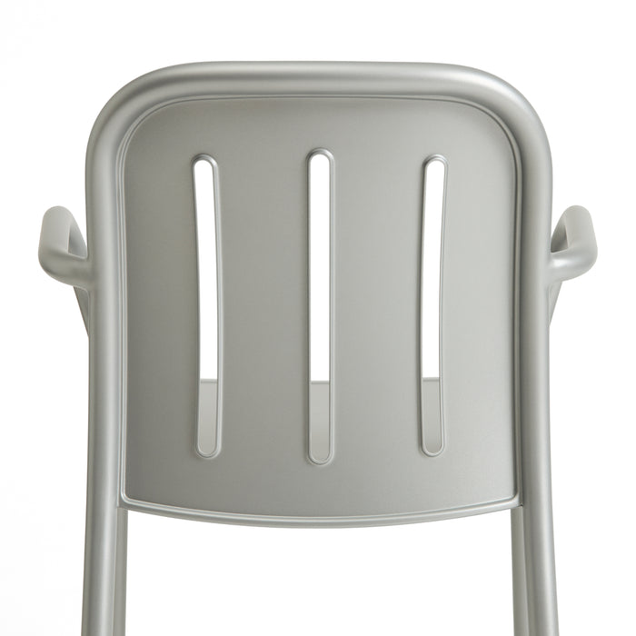 HAY Deville Tuinstoel met Armleuning - Silver Grey
