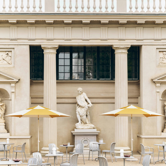 HAY Deville Tuinstoel met Armleuning - Silver Grey