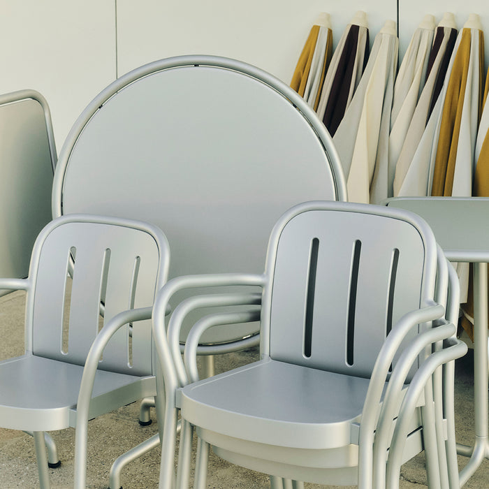 HAY Deville Tuinstoel met Armleuning - Silver Grey