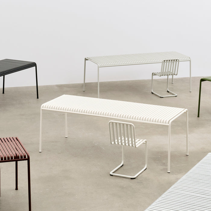 HAY Palissade Cantilever Stoel - Crème Wit