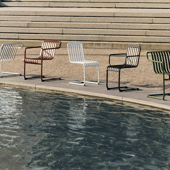 HAY Palissade Cantilever Stoel - Crème Wit