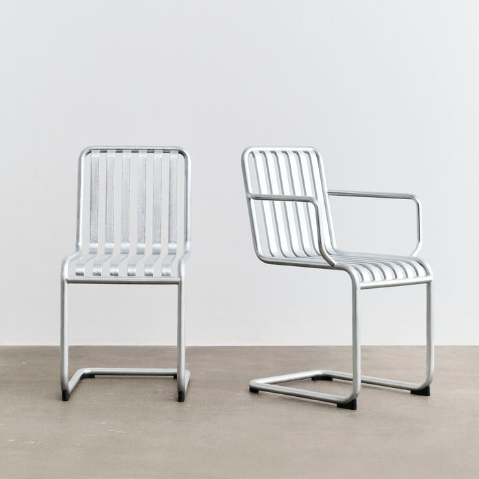 HAY Palissade Cantilever Stoel - Gegalvaniseerd Staal