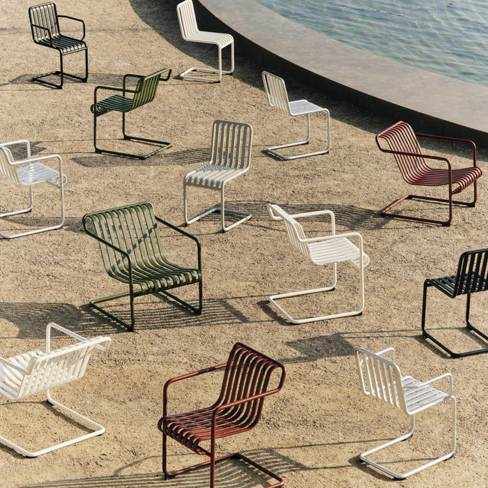 HAY Palissade Cantilever Stoel - Gegalvaniseerd Staal